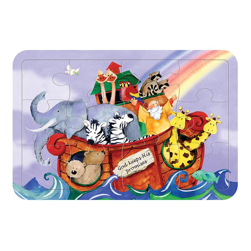 Noah's Ark Puzzle with Base Tray