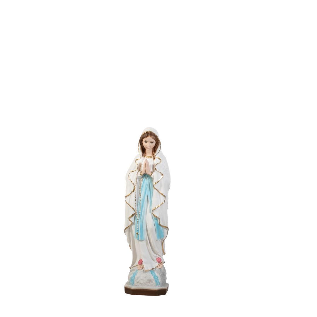The Faith Gift Shop Our Lady of Lourdes- Hand Painted in Italy - Our Tuscany Collection -  Nuestra Senora de Lourdes