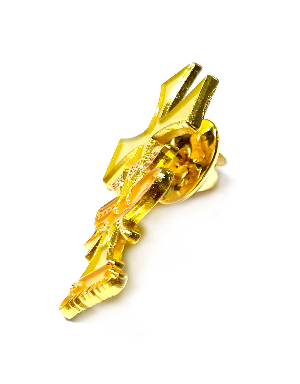 Emmaus lapel pin special for retreats made of golden metal- Pin de Emaús especial para retiros hecho en metal dorado
