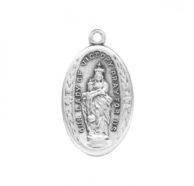 Our Lady of Victory Sterling Silver Medal