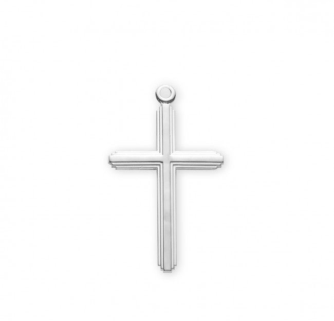Sterling Silver Inlay Cross