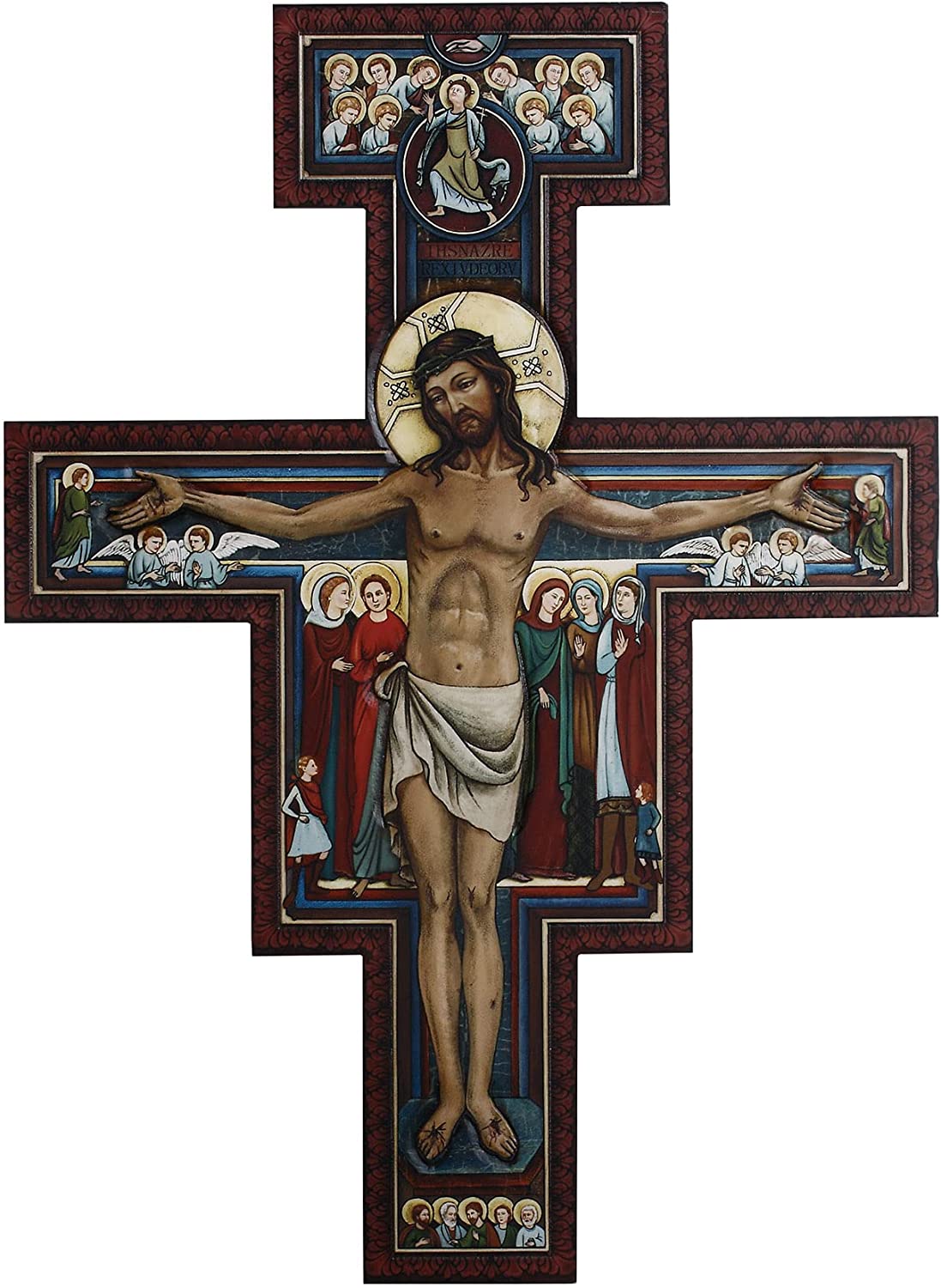 11.5" H Saint Damian Crucifix