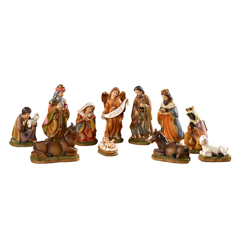 4.5" H 11-Piece Nativity Set