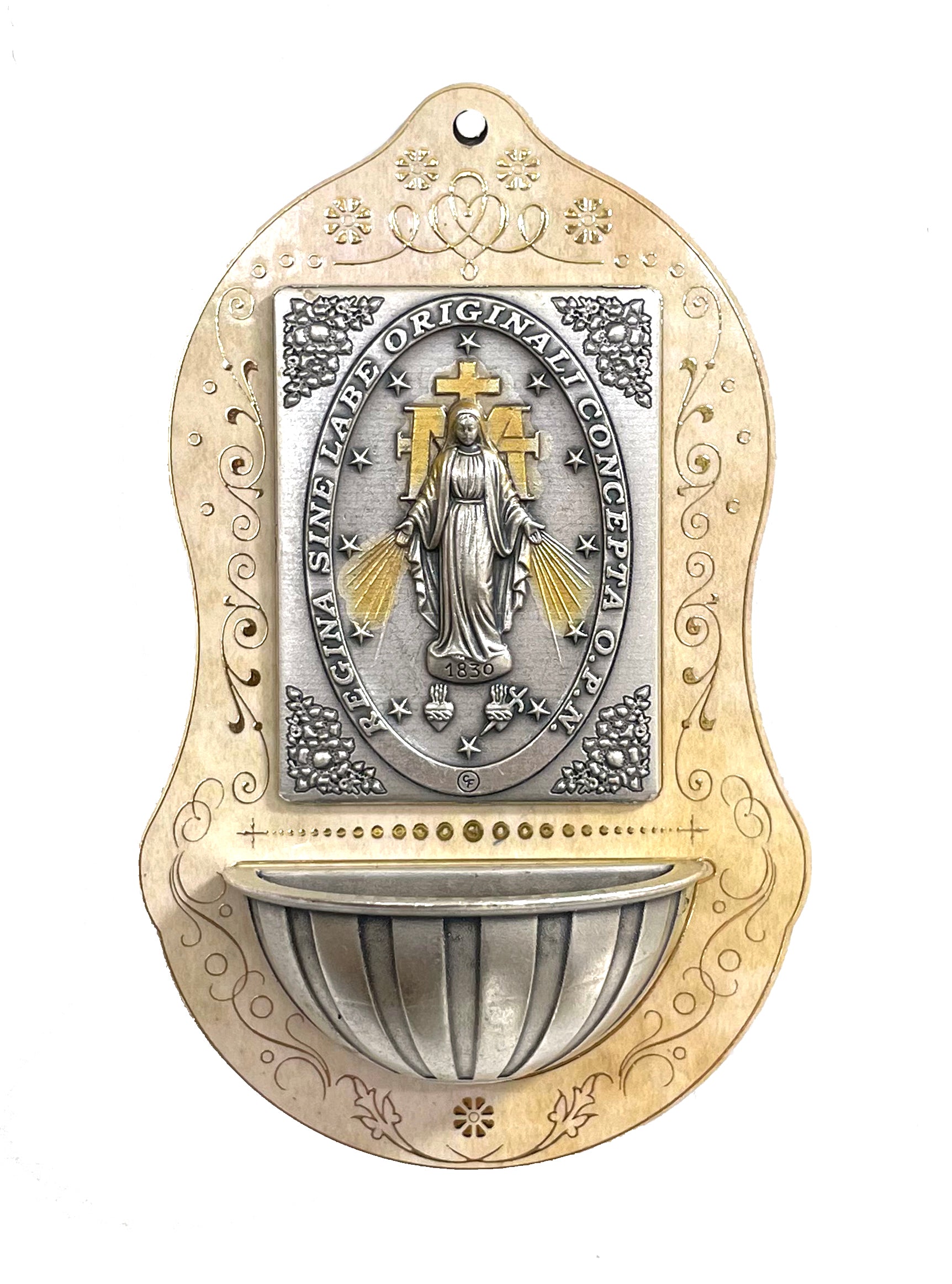 Holy Water Font Our Lady of Grace - 4.5"