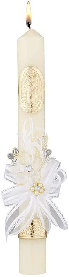 Our Lady of Guadalupe Baptismal Candle
