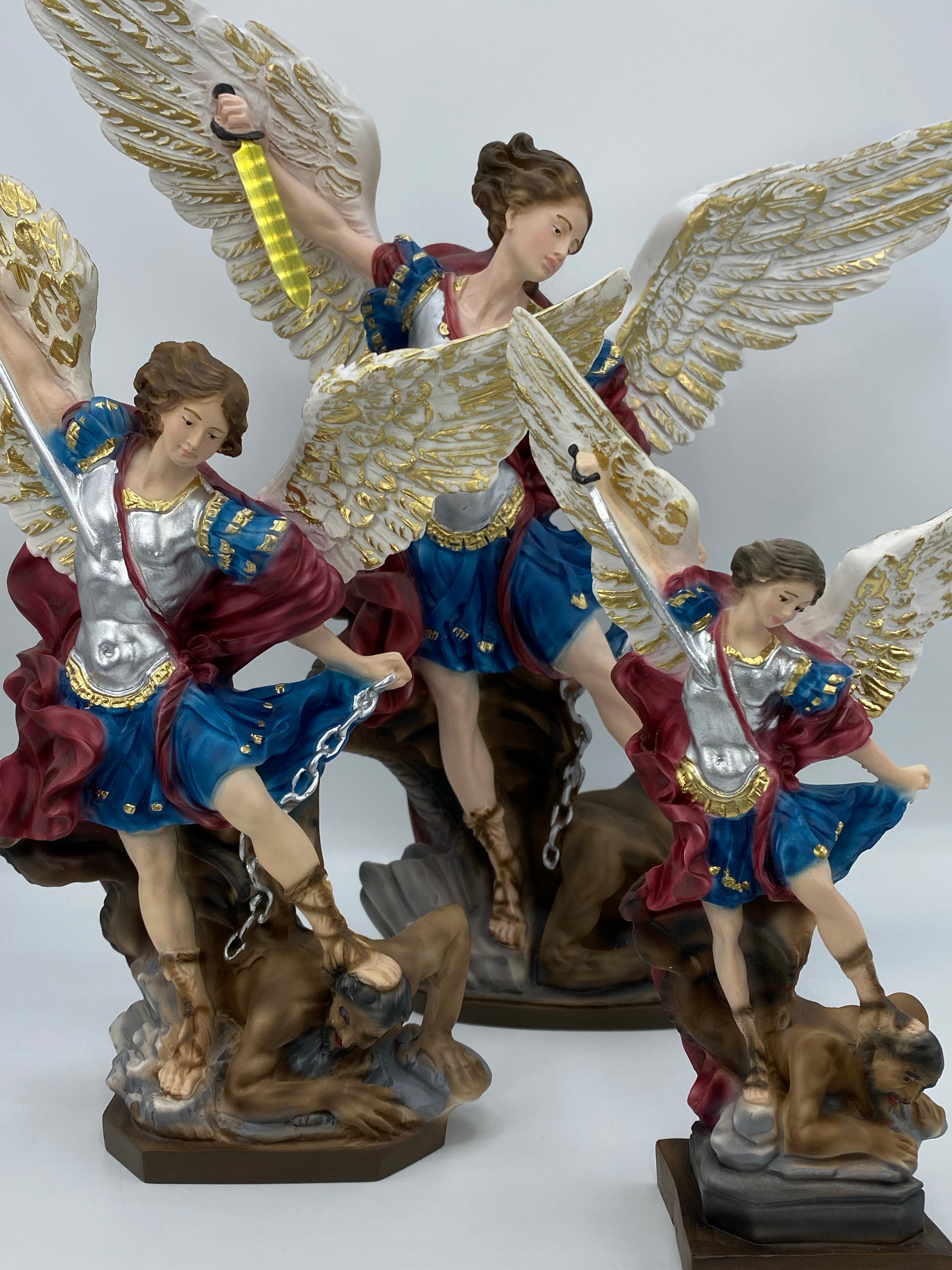 The Faith Gift Shop Saint Michael The Archangel statue - Hand Painted