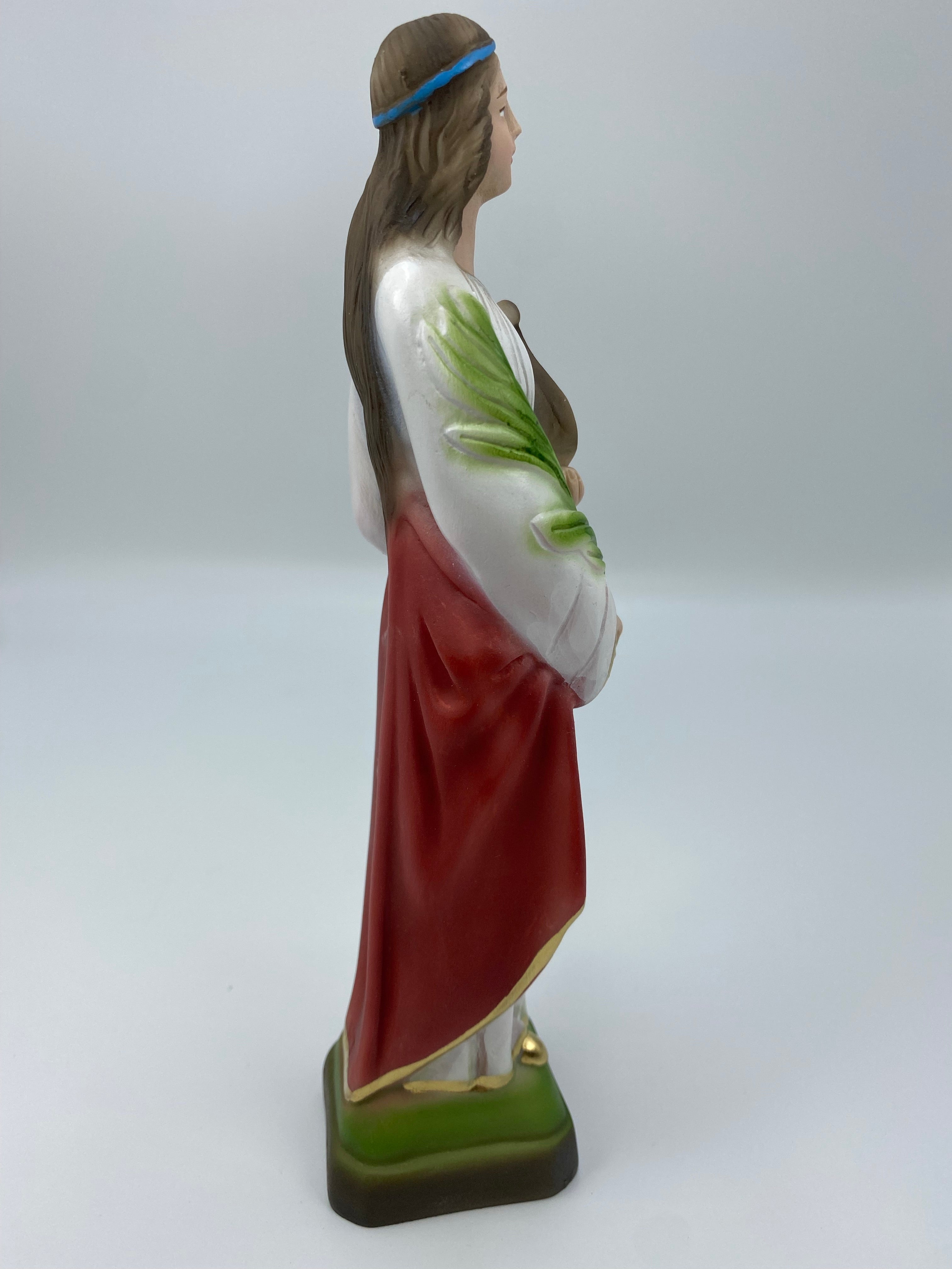 The Faith Gift Saint Cecilia - Hand Painted in Italy - Our Tuscany Collection -Estatua de Santa Cecilia