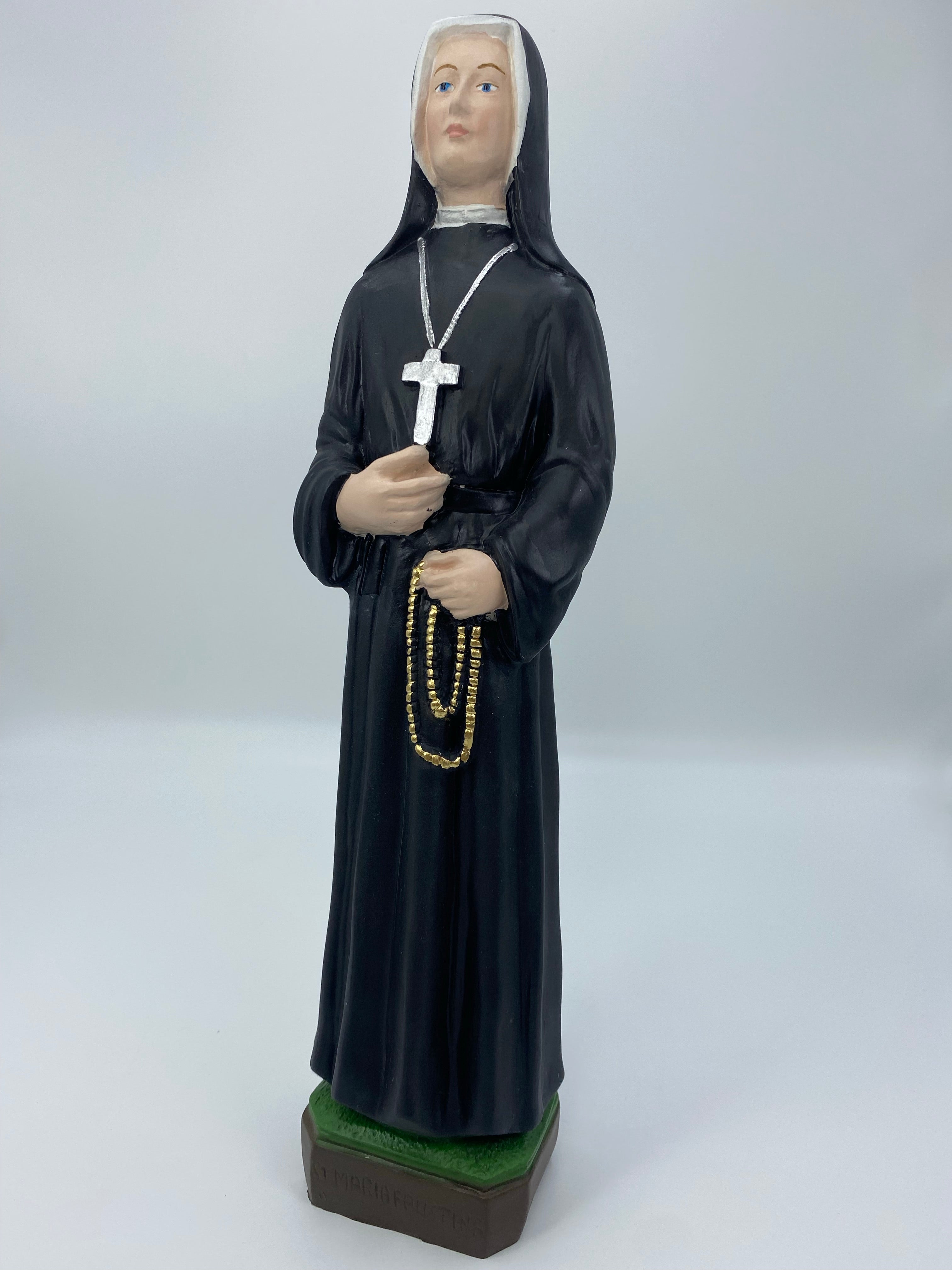 The Faith Gift Shop Sister Faustina Statue- Hand Painted in Italy - Our Tuscany Collection -  Estatua de Santa Faustina