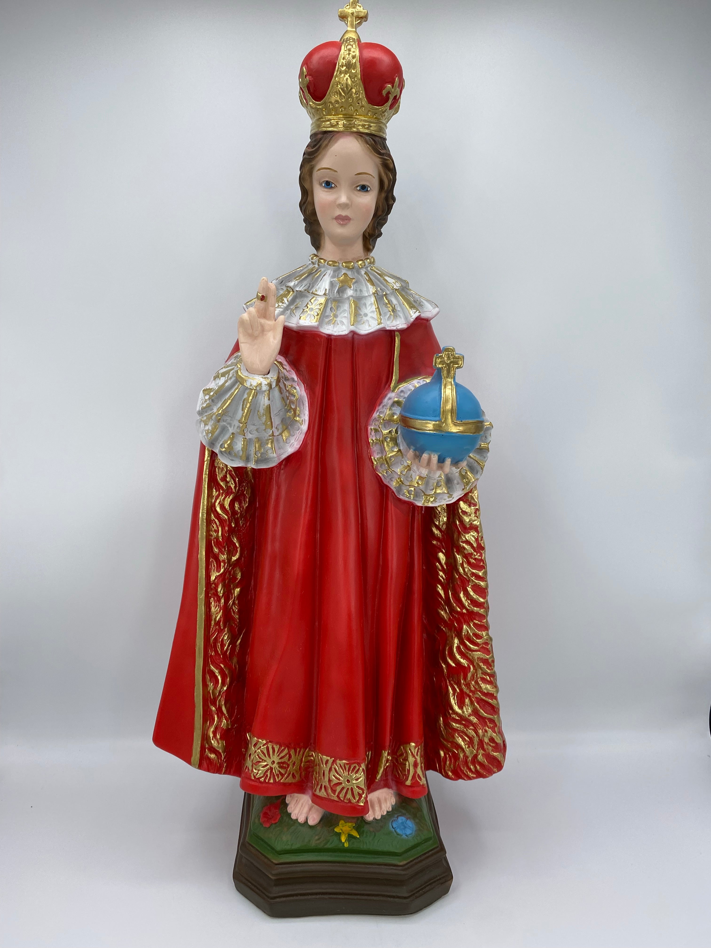 The Faith Gift Shop Infant Jesus of Prague - Tuscan Style Collection- Hand Painted in Italy - Nino Jesus de Praga
