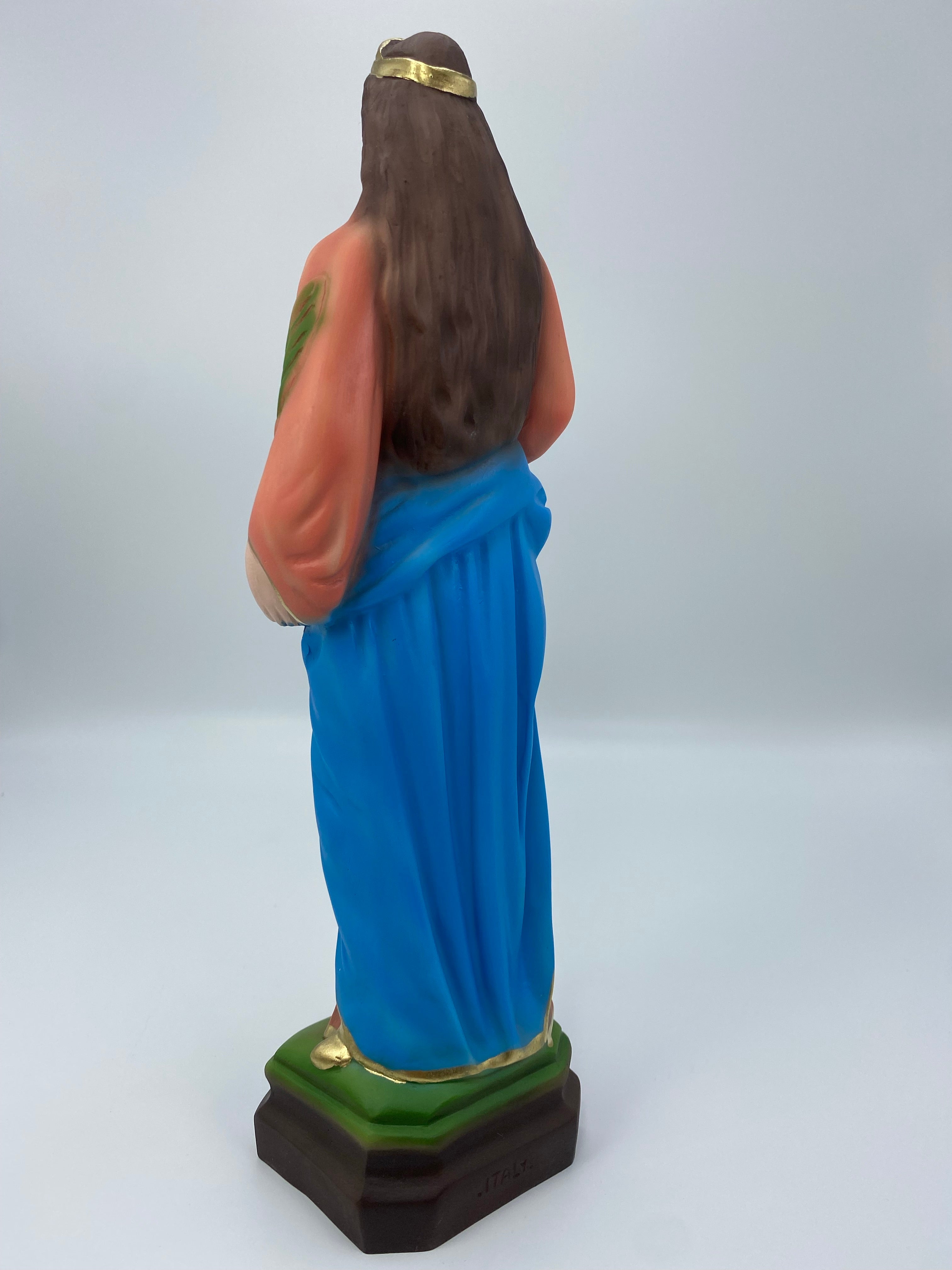 The Faith Gift Shop Saint Lucia statue  - Hand Painted in Italy - Our Tuscany Collection - Estatua de Santa Lucia